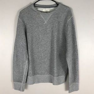 J Crew Men’s M Vintage Fleece Grey Sweatshirt